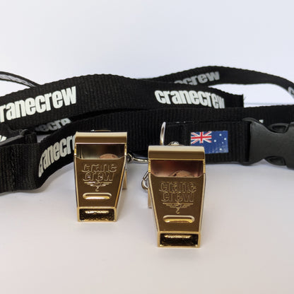 Construction Whistle - Gold [Titanium] Crane Crew